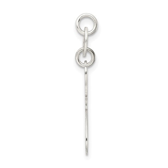 Sterling Silver Polished Cat Charm