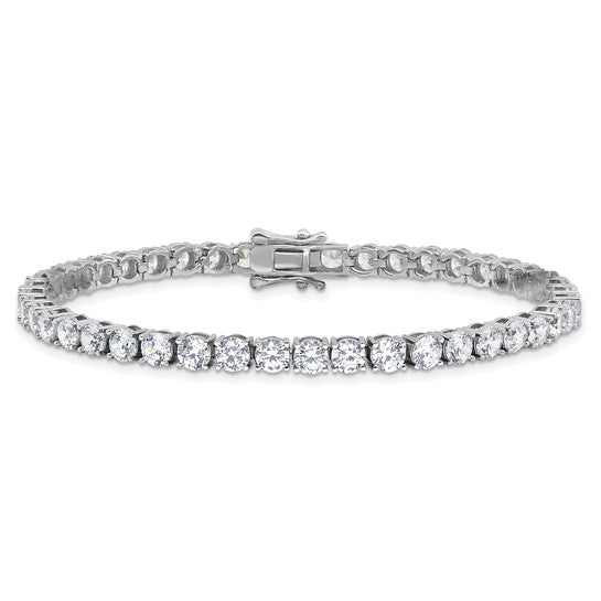 CZ 4mm Round Tennis Bracelets | 7 in