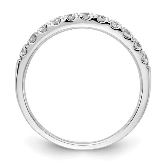 14k White Gold Lab Grown Diamond Wedding Band
