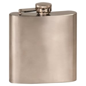 6 oz. Personalized Stainless Steel Flask