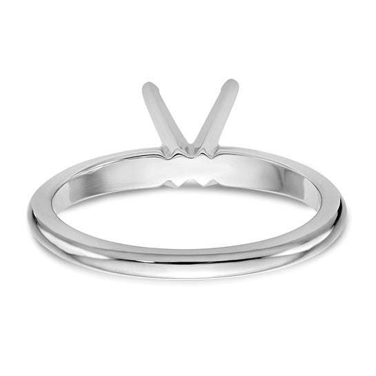 14k White Gold 1/8 carat Solitaire Ring