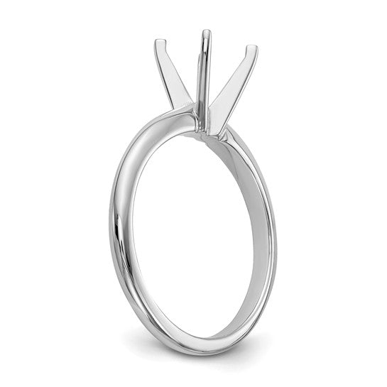 14k White Gold 1/8 carat Solitaire Ring