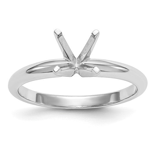 14k White Gold 1/8 carat Solitaire Ring