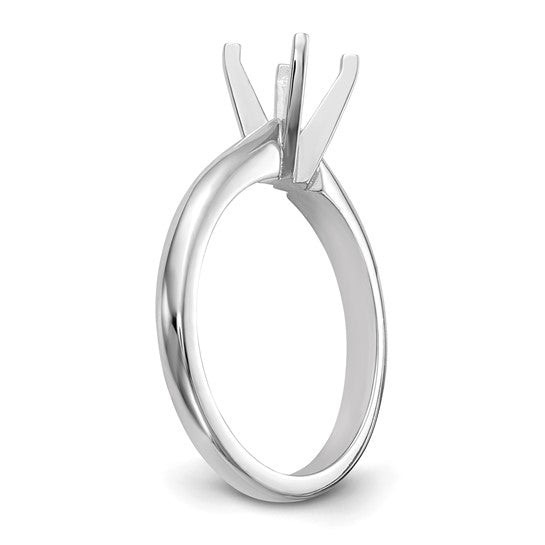 14k White Gold 1 carat Solitaire Engagement Ring