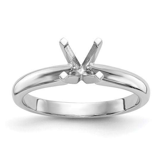 14k White Gold 1 carat Solitaire Engagement Ring
