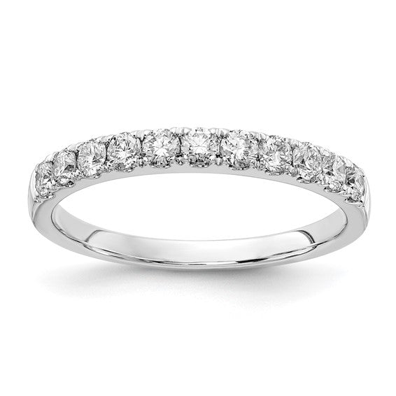 14k White Gold Lab Grown Diamond Wedding Band