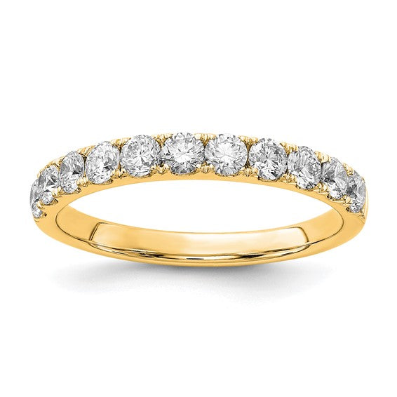 14k White Gold Lab Grown Diamond Wedding Band